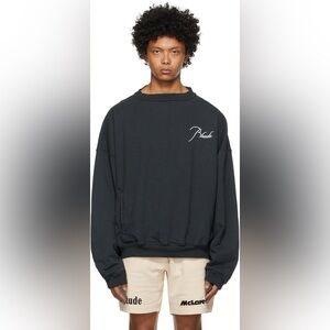 Rhude Black Panel Crewneck Sweater         (Pre-owned )